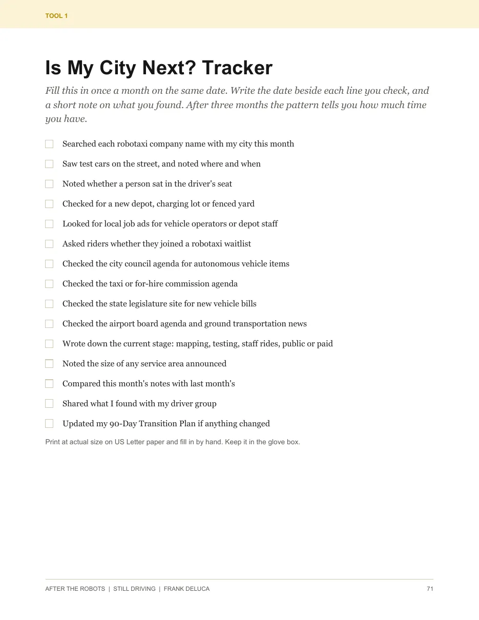 Actual page: Is My City Next? Tracker from After the Robots